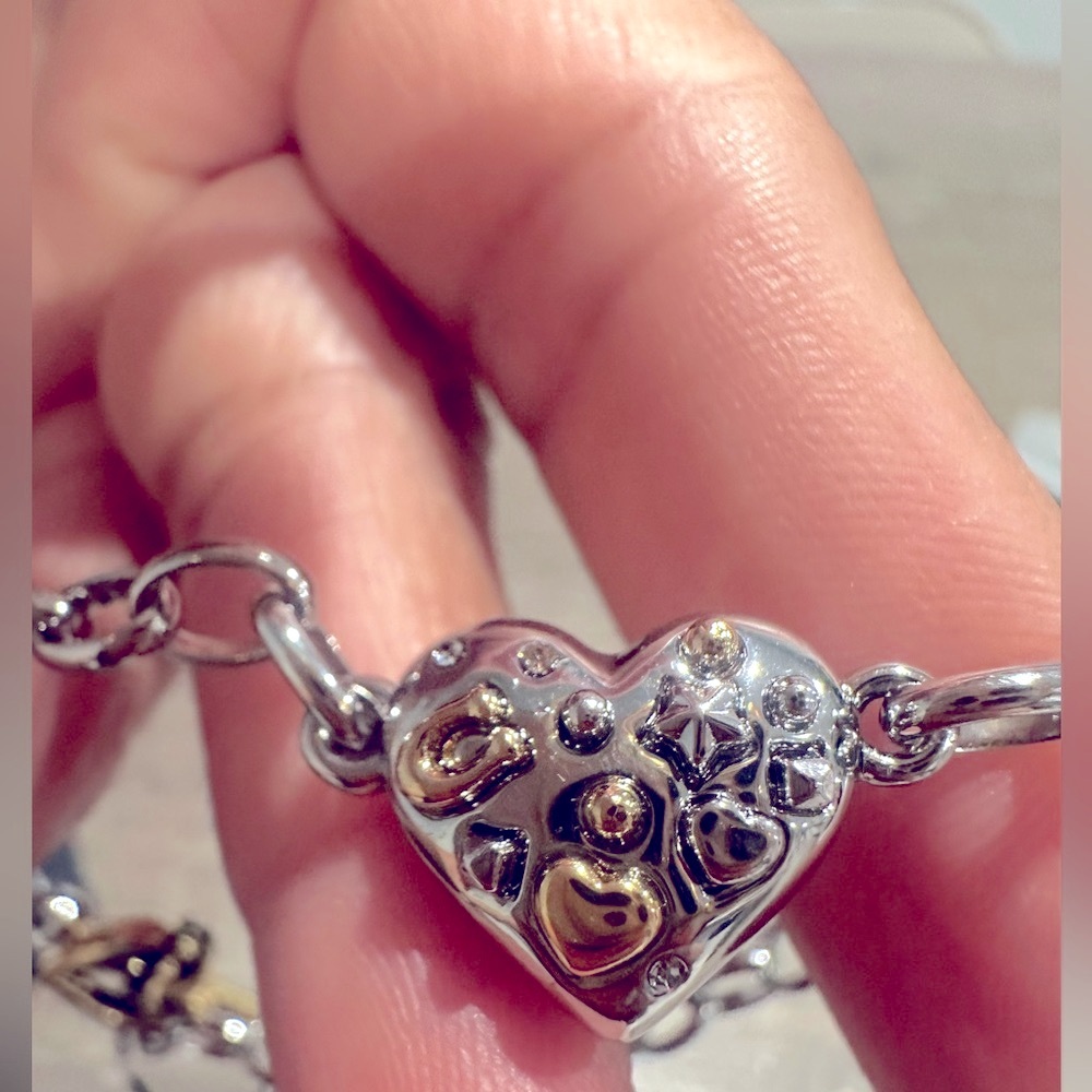 Coach‎ Hearts And Stars Linear Bracelet. New - Picture 4 of 5